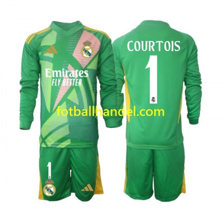 Barn Fotballdrakter Keeper Real Madrid Thibaut Courtois 1 Tredje 2024-25 Langermet
